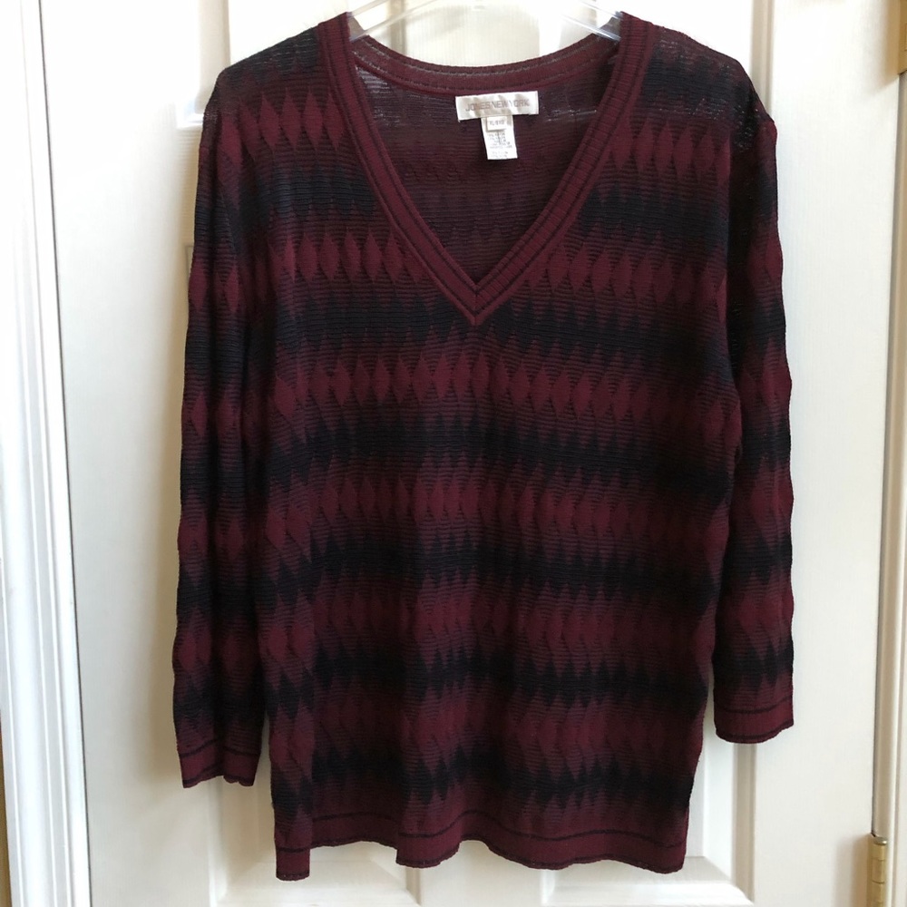 JONES NEW YORK Knit Top, Sz XL
